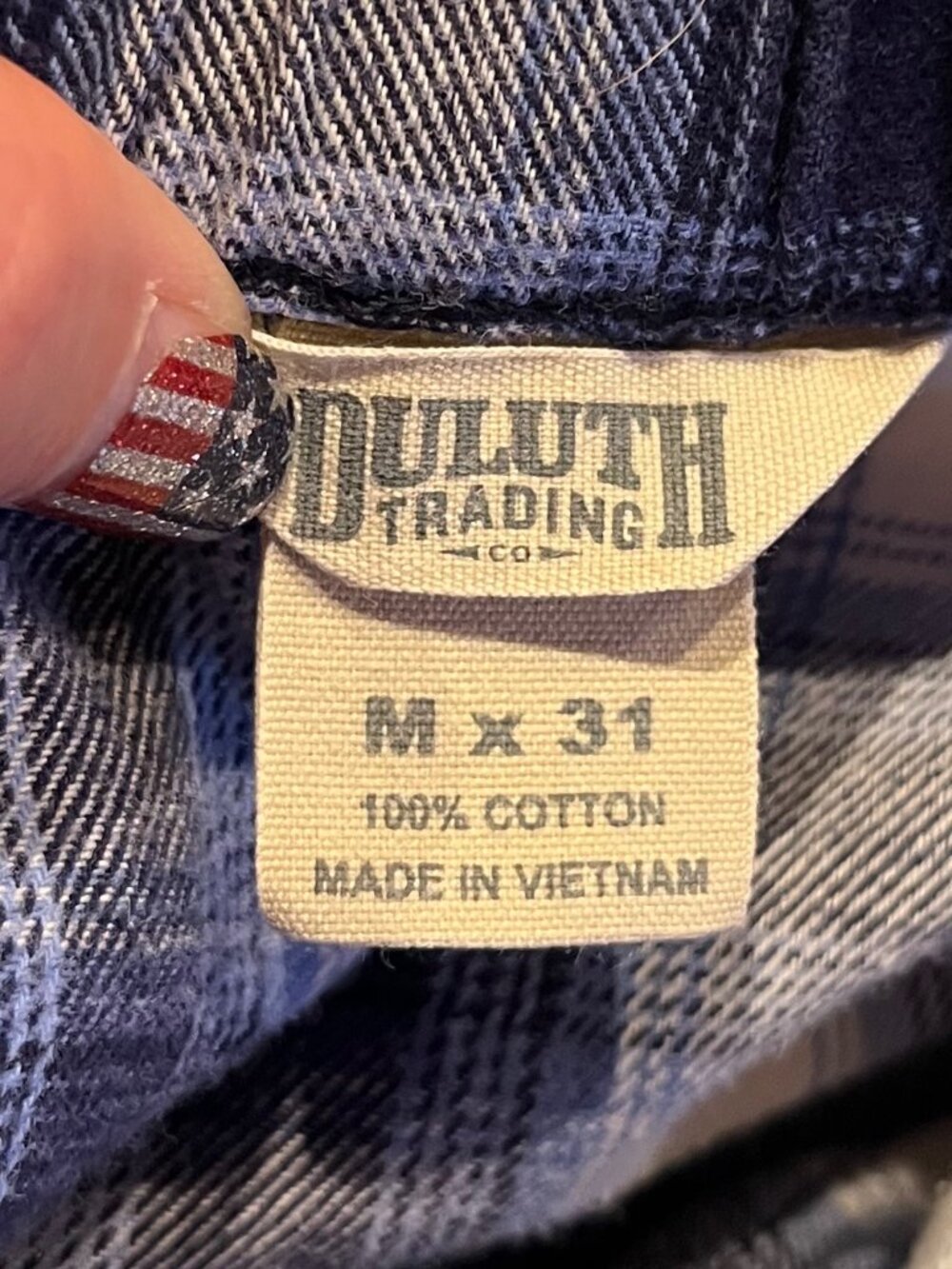 Duluth Trading Company. Free Swingin' Flannel Pajama Set Medium - Picture 7 of 16